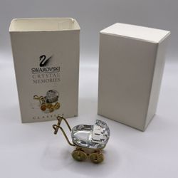 Swarovski Crystal Memories Classics Buggy Baby Stroller