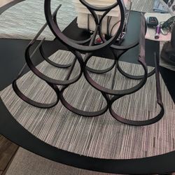 Wine Rack Table Top Holds 6 Bottles 