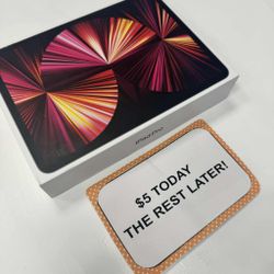 Apple iPad Pro 11 Inch 3rd Gen - Pay $5 DOWN AVAILABLE - NO CREDIT NEEDED