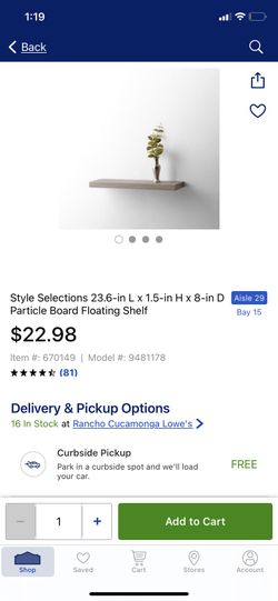 Floating Shelf