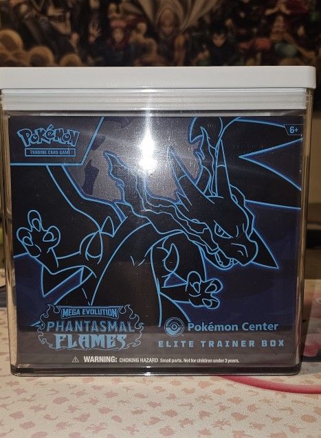 Phantasmal Flames POKEMON CENTER ETB- NEW/SEALED