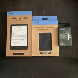 kindle paperwhite and case 80$ OBO