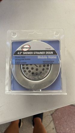 Dance shower strainer drain mobile home 4.5 inch