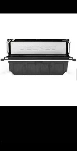 DECKED 72.54 in. Matte Black HDP Full-Size Crossover Pickup Truck Tool Box with 20 in. Deep Tub, Lifetime Warranty. New in box. $700 Location: Arlingt