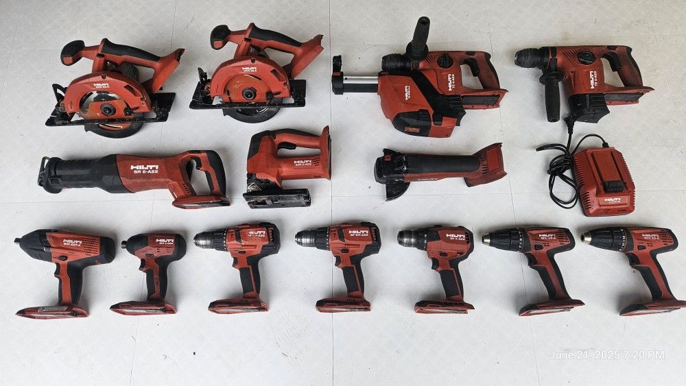 Hilti 22v Cordless Tool Lot!