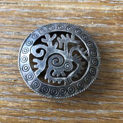 Vintage Estate Taxco Mexican Southwest Sterling Silver (.925) Pin/Brooch/Pendant