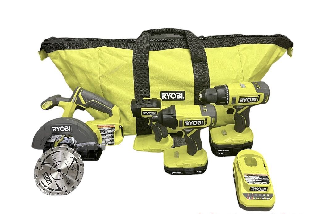 Ryobi - 4 Piece Set Tool Set