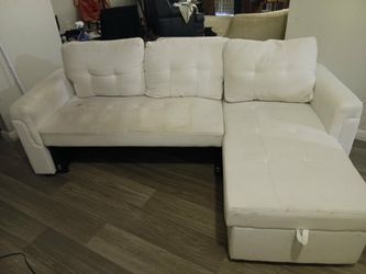 Convertible Couch with storage Chaise