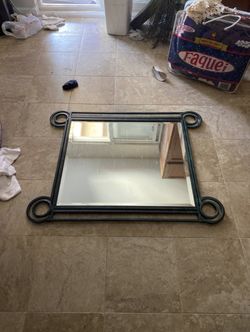 framed mirror
