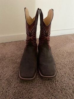 Western Cowboy Boots Square Toe