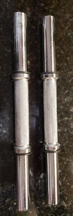 CAP Pair of 14" Regular Dumbbell Handles fit 1in plates