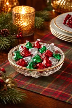 Studio Nova Mikasa 1990s Gilded Poinsettia Crystal Candy Dish WY327/507, 5x1”