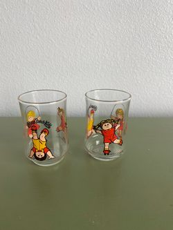Cabbage Patch Kids Vintage Glass Tumblers Set of 2