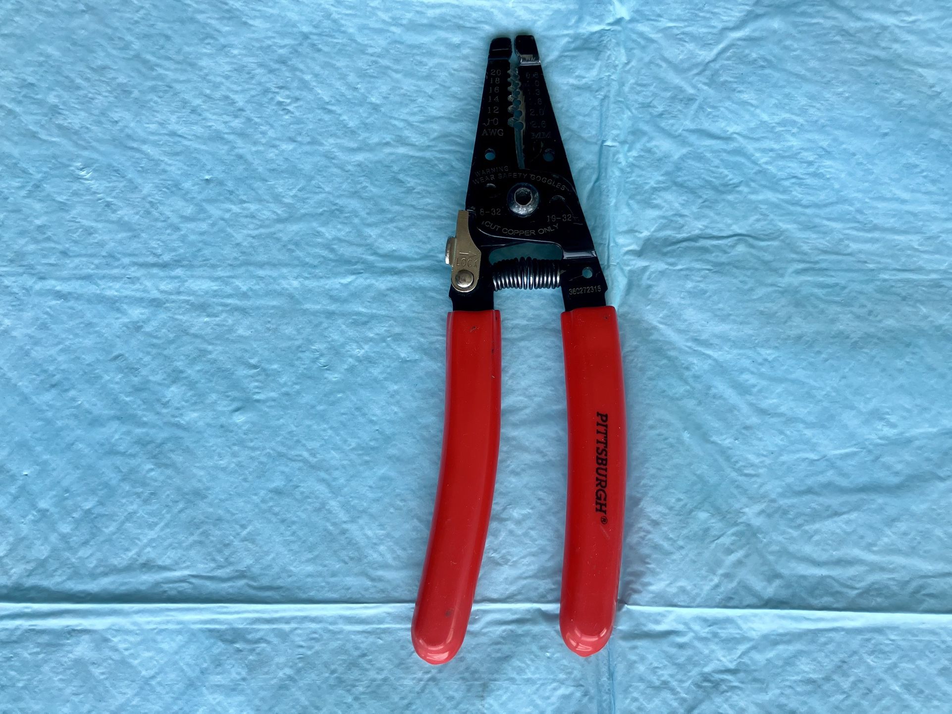 Pittsburgh Wire Cutter And Stripper For Stranded &Solid Copper Wires Cutter