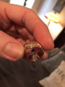 Genuine 14K Gold mans wedding ring