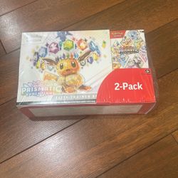 Prismatic Evolutions Costco 2pk 