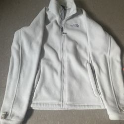 North Face Fleece Jacket White 