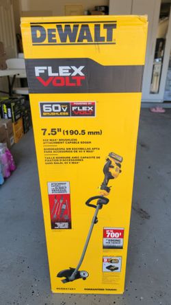 DEWALT 60V MAX Cordless Lawn Edger Kit, FLEXVOLT Battery & Charger Included (DCED472X1)
