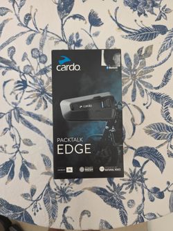 Cardo Packtalk Edge Motorcycle Bluetooth Communicator