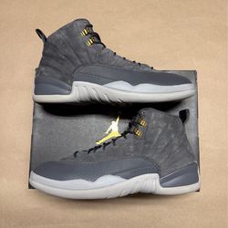 Nike Air Jordan XII 12 Retro Dark Grey men’s size 13 Basketball Shoes Rare!