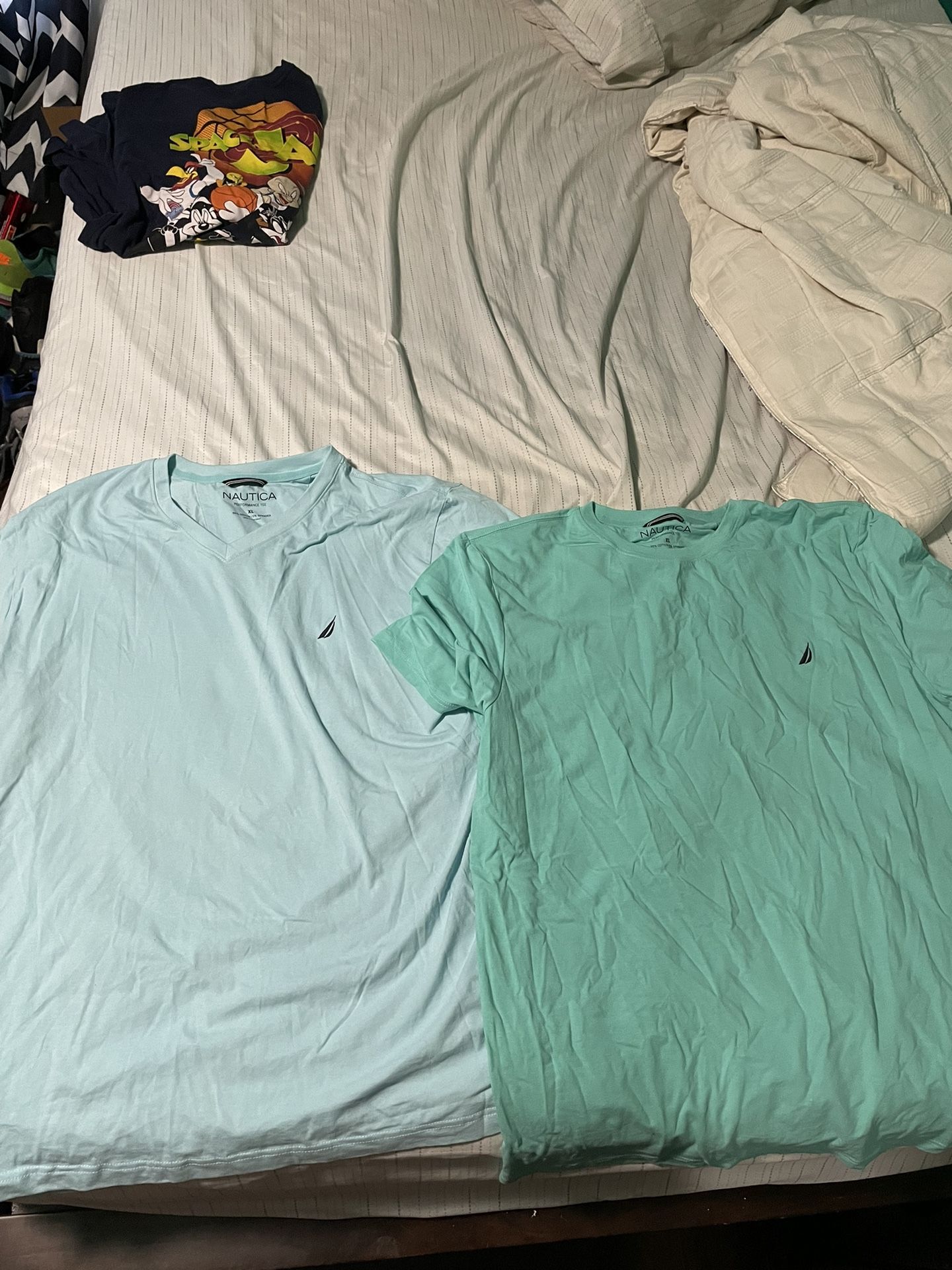2 Nautica Shirts Size XL 