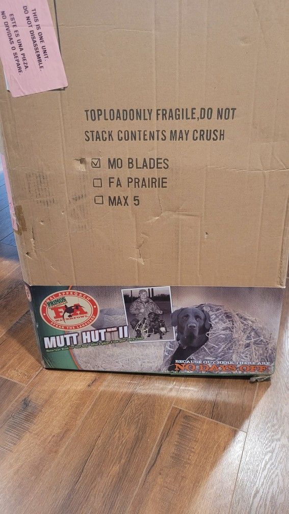 Mutt Hut 2 Dog Blind For Hunting