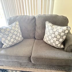 Greg Sofa & Loveseat With Ottoman 