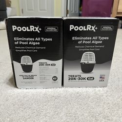 Set Of 2 - Pool-RX, Black NEW Sealed