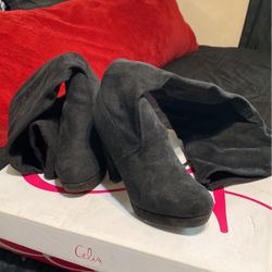 Black Long Boots