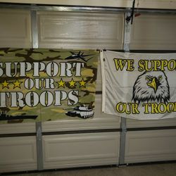 Support Our Troops,  Military Flags