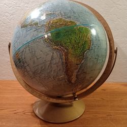 Replogle 12 Inch Land And Sea World Globe 