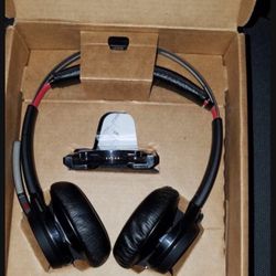 Plantronics Voyager Focus Bluetooth Headset Noise Cancelling Microphone Call Center With Dock