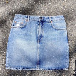 “Lucky 7” 1of1 Custom Jean Skirt