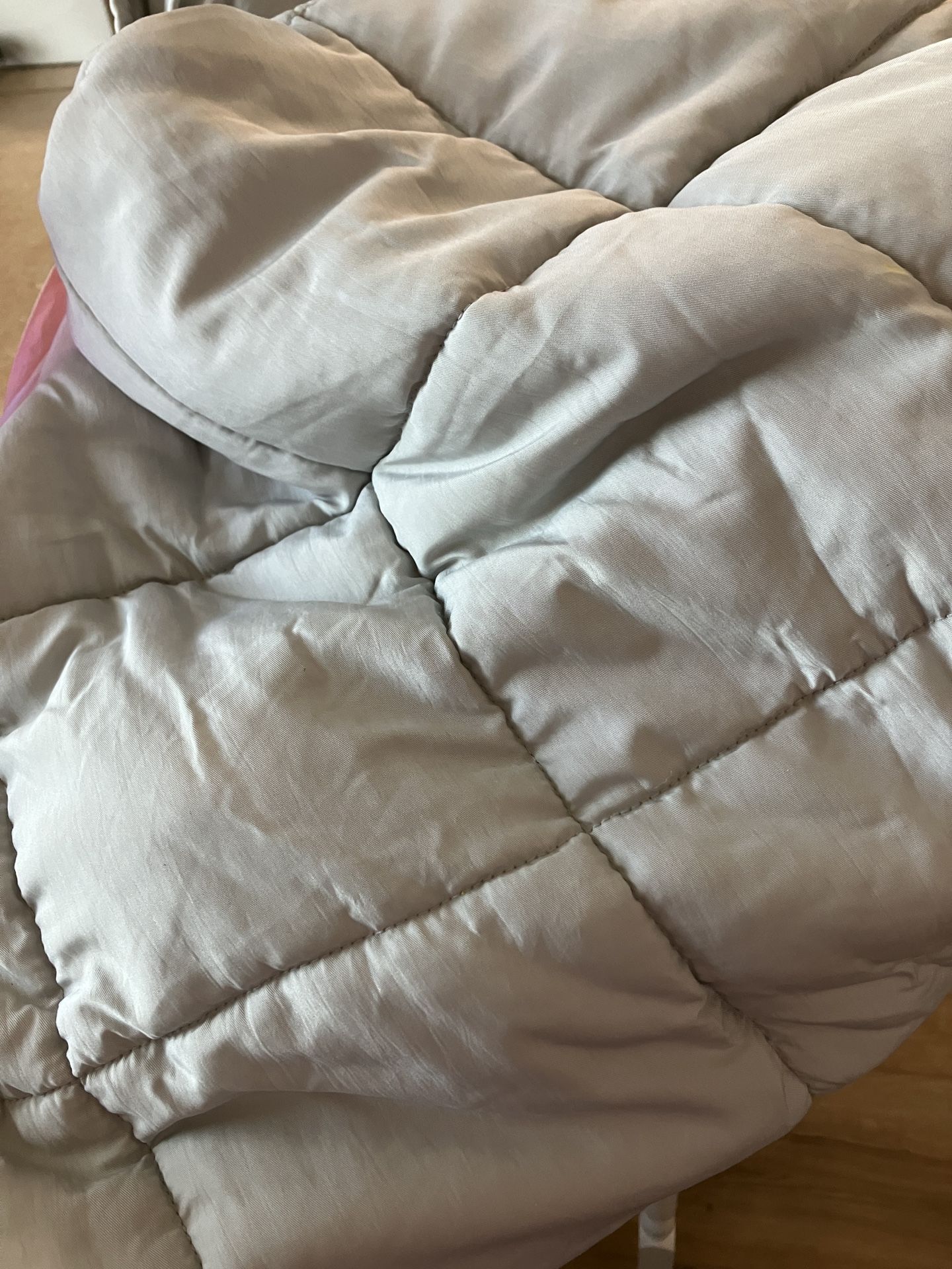 Washable Gray Weighted Blanket