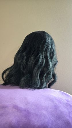 Dark Green Wig