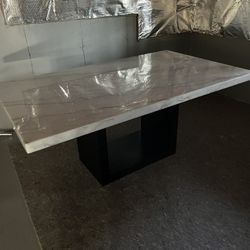 Marble Table With 6 Chairs 