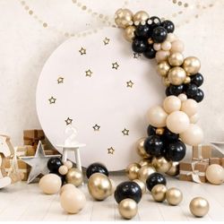 Balloon Arch Stand, 8ft Bendable Balloon Arch Kit Stand with Water Filled Base,White Backdrop Garland Kit for Wedding Birthday Baby Shower Gender Reve