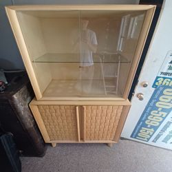 Glass display case