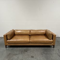 Poly and Bark, Argan Leather Sofa