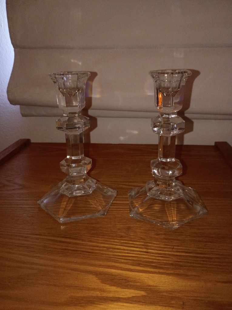 Crystal Candlesticks