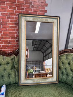 Large vintage wall mirror