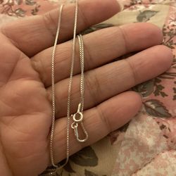 Real 925 Sterling Silver Pendant Necklace 