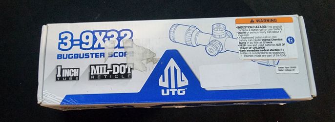 UTGLeapers Inc., UTG BugBuster Scope, 3-9x32mm, 1", RGB