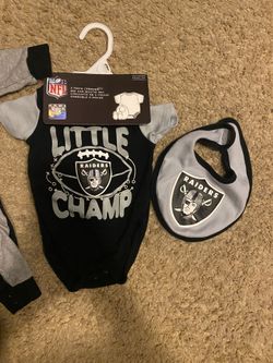 Baby Boy Raiders Onsies