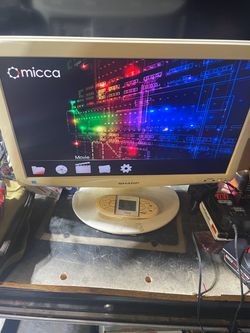 Small tv with remote