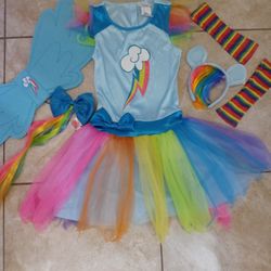 My Little Pony Rainbow Dash Costume Medium 8-10