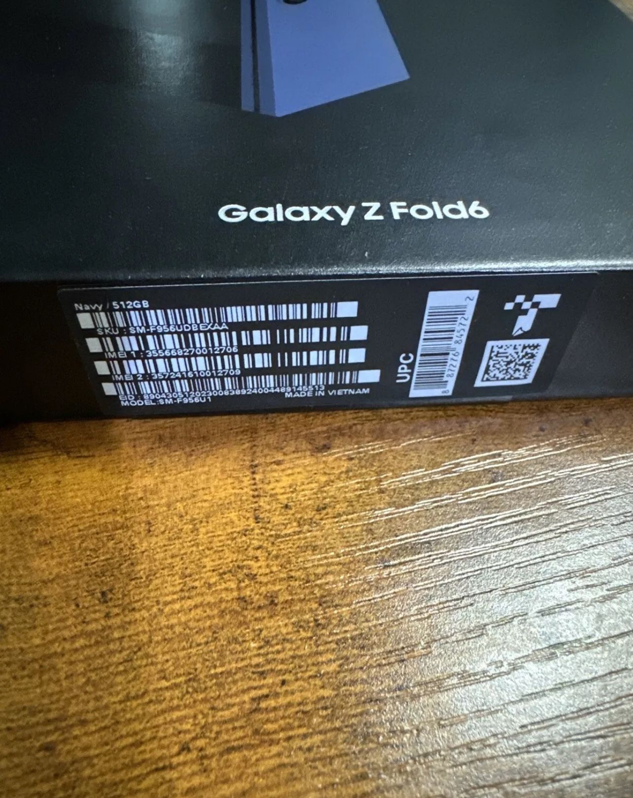 Samsung zfold 6 Brand New Sealed Unlocked 512GB