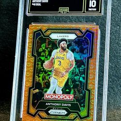 2023 Prizm Monopoly 💥 Anthony Davis 💥 Deal Prizm GMA 10 💎 Mint - Los Angeles Lakers / Dallas Mavericks🤝