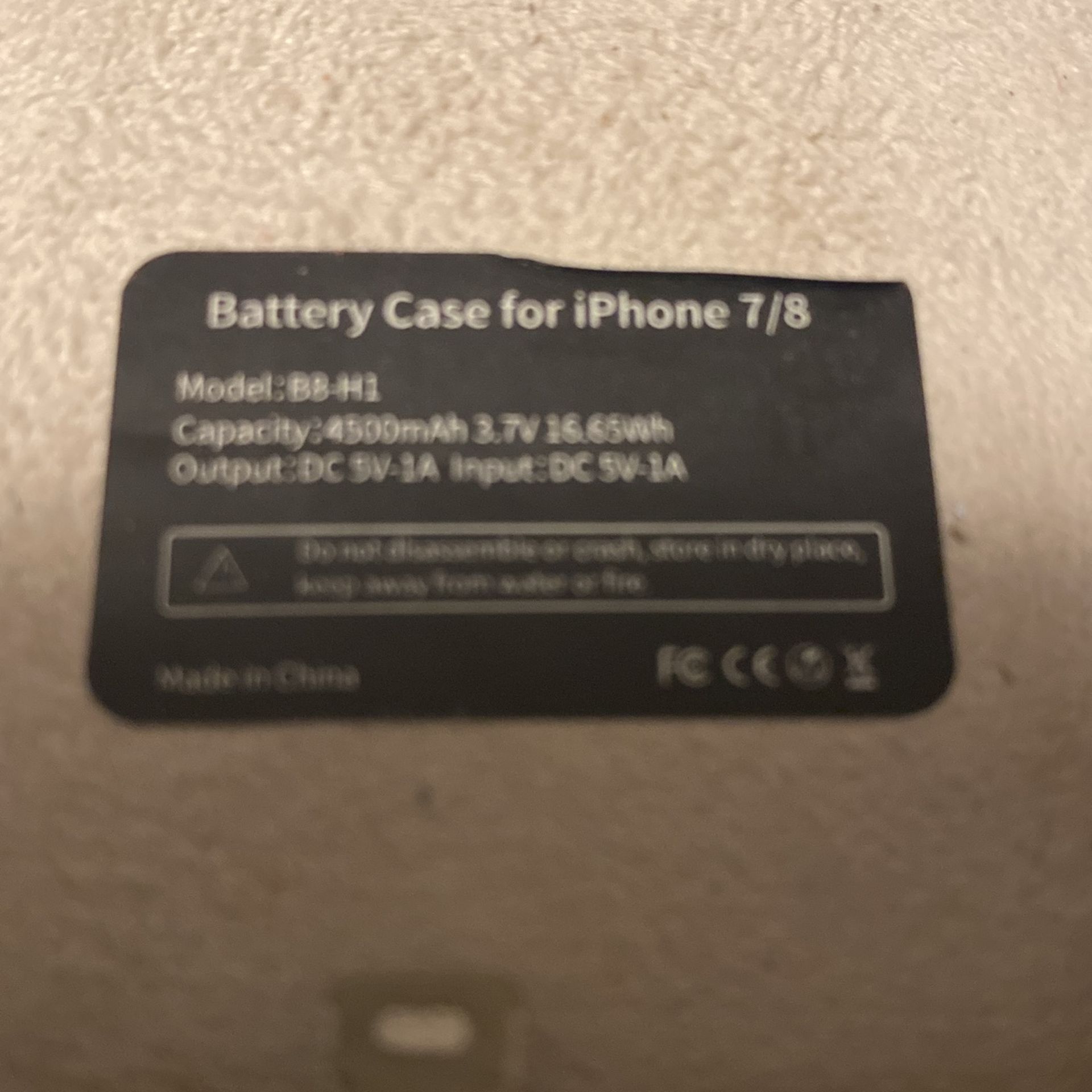 Battery Case For Iphone 7 And 8