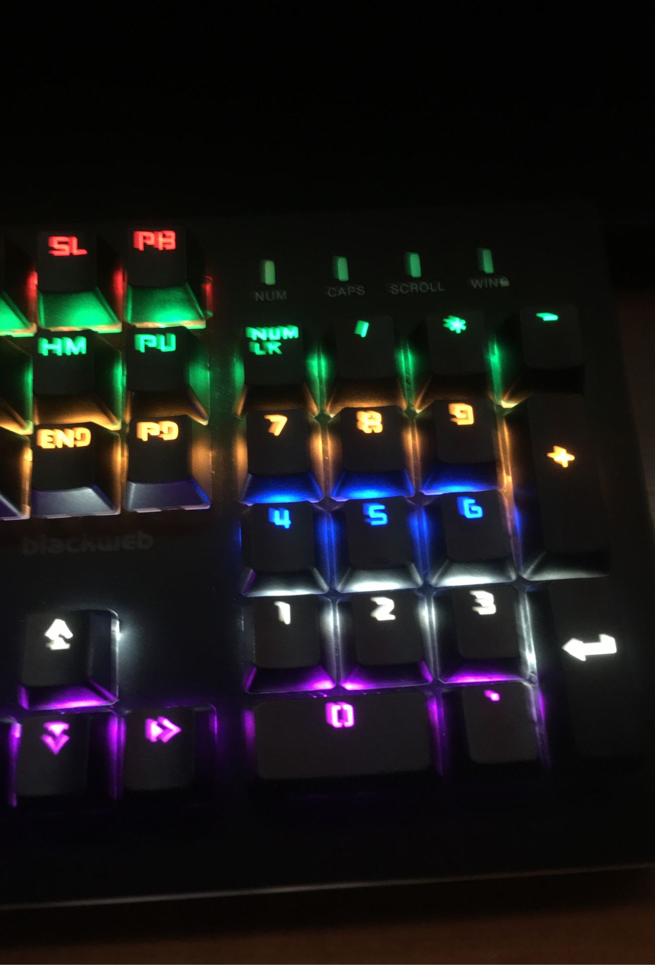 Blackweb keyboard with, Logitech mouse and razor mouse